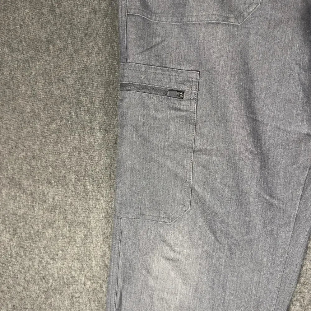 FIGS Cargo Pants Mens 37x29 Gray Technical Collection Scrub Workwear Stretch